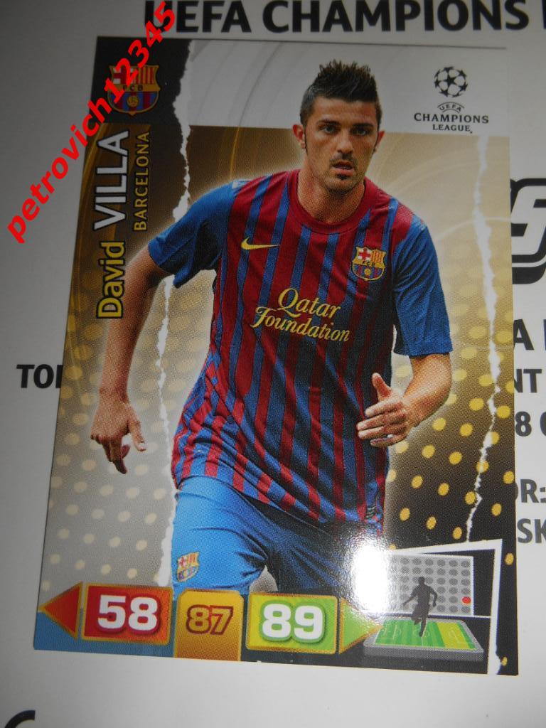 футбол.карточка = David Villa - F.C. Barcelona