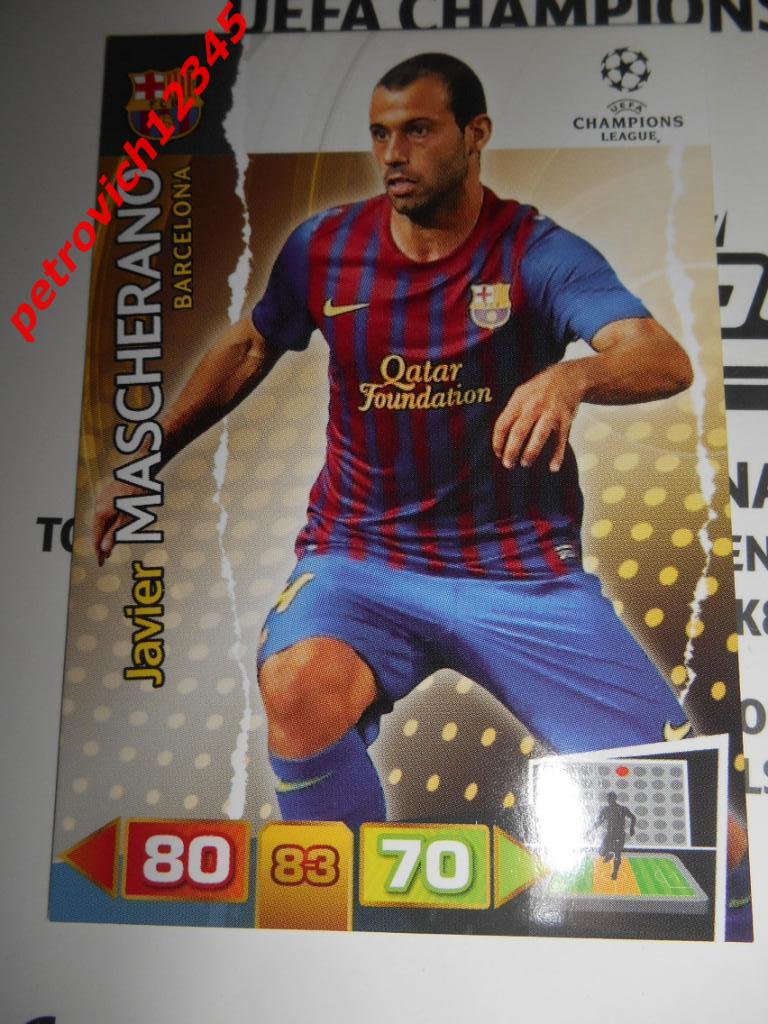 футбол.карточка = Javier Mascherano - F.C. Barcelona