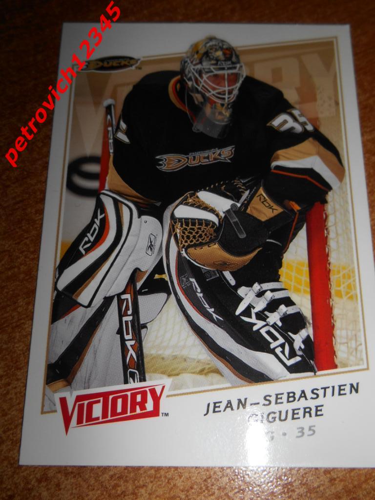 хоккей.карточка = Jean-Sebastien Giguere - Anaheim Ducks