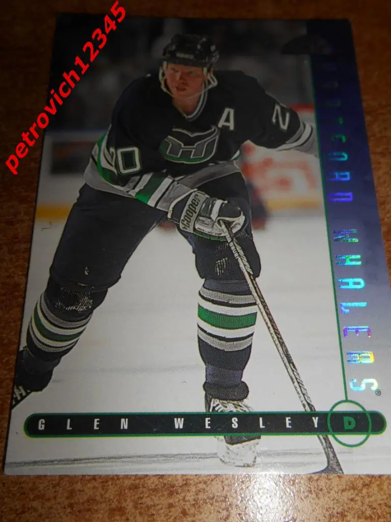 хоккей.карточка = Glen Wesley - Hartford Whalers