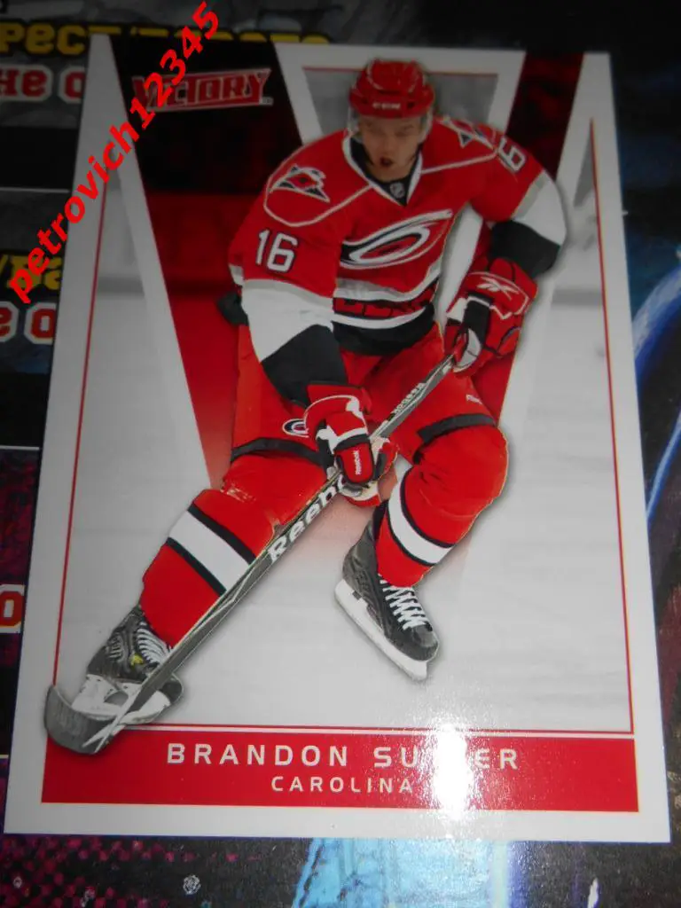 хоккей.карточка = 29 - Brandon Sutter - Carolina Hurricanes