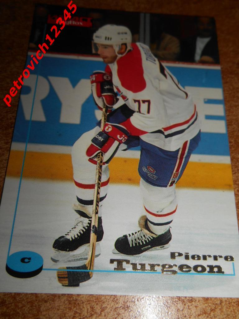 хоккей.карточка = 66 - Pierre Turgeon - Montreal Canadiens