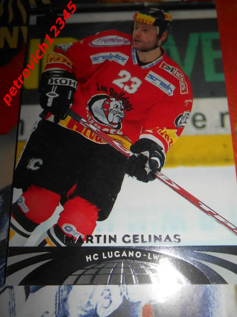 хоккей.карточка = 83 - Martin Gelinas - Morges - 2004-05 UD All-World Edition