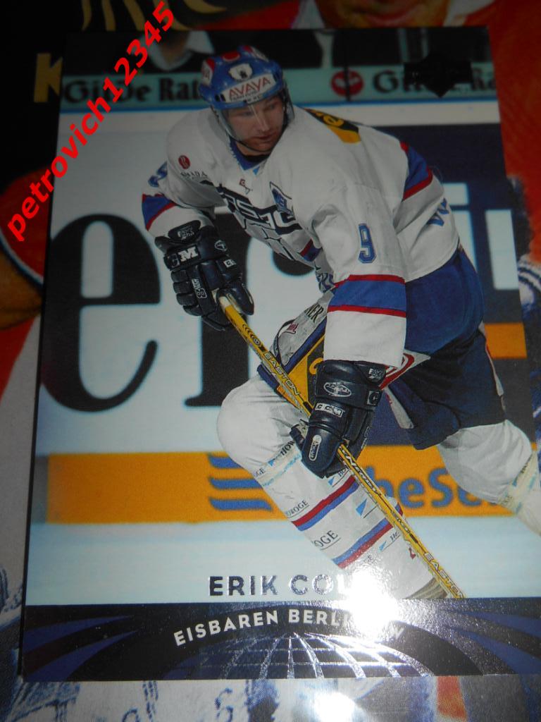 хоккей.карточка = 20 - Erik Cole - Eisbaren Berlin -2004-05 UD All-World Edition