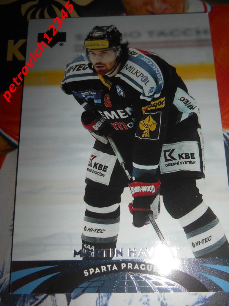 хоккей.карточка = 11 - Martin Havlat - HC Sparta-2004-05 UD All-World Edition