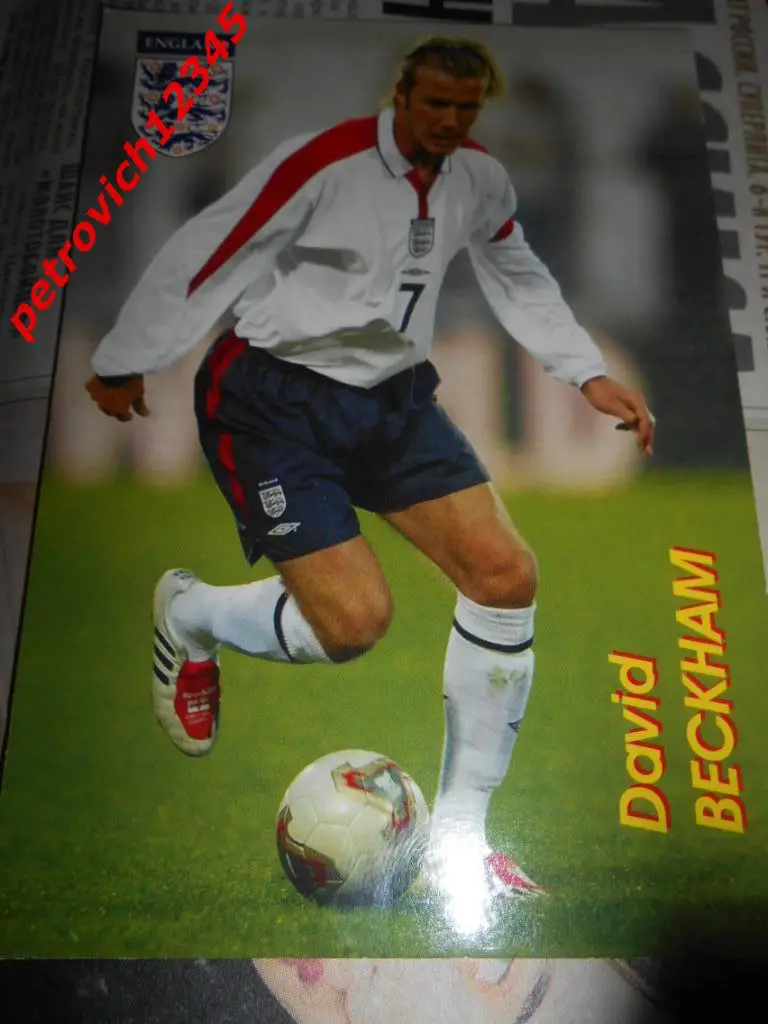 Открытка- BECKHAM