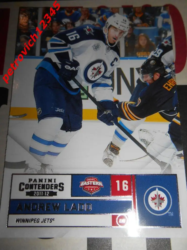хоккей.карточка = 16 - Andrew Ladd - Winnipeg Jets
