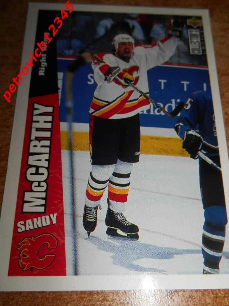 хоккей.карточка = 43 - Sandy McCarthy - Calgary Flames