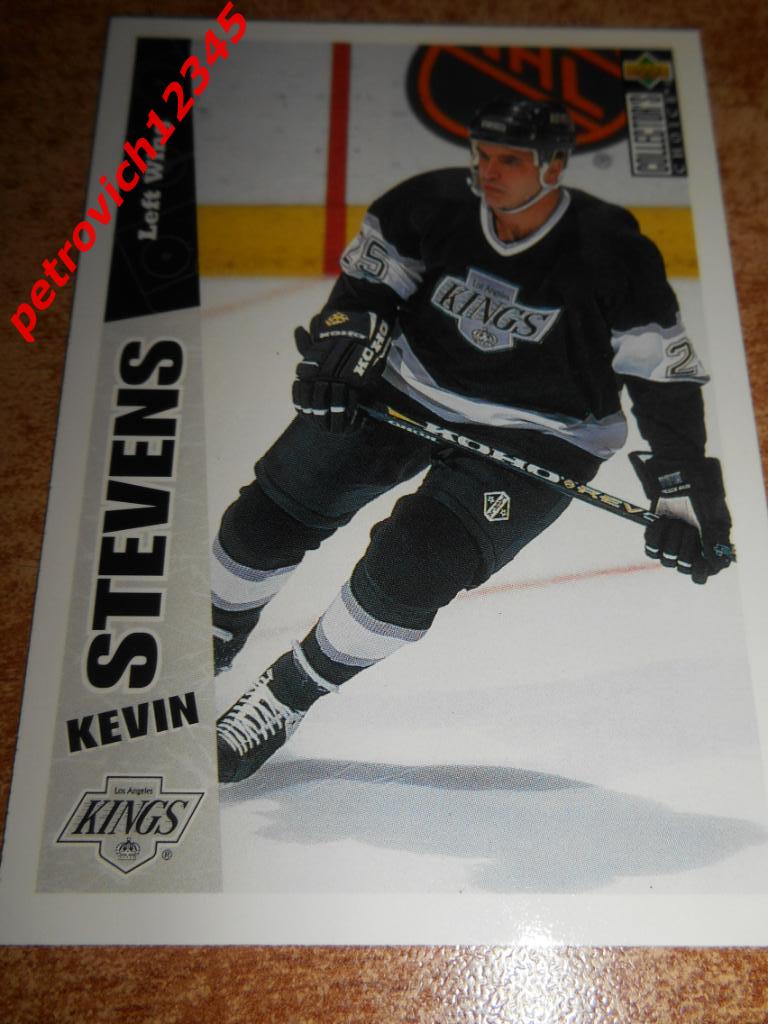 хоккей.карточка = 124 - Kevin Stevens - Los Angeles Kings