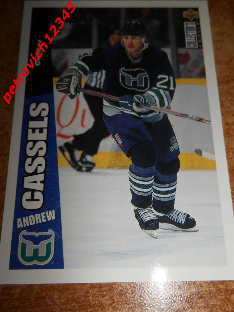 хоккей.карточка = 115 - Andrew Cassels - Hartford Whalers