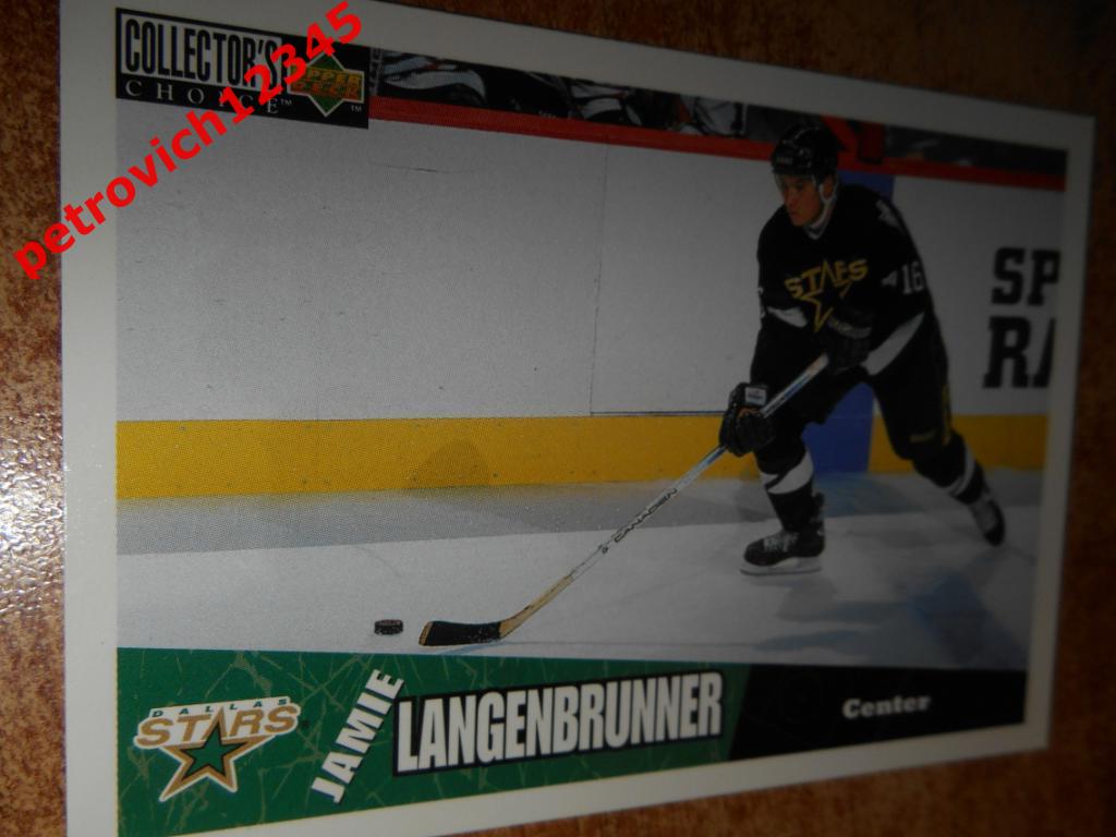 хоккей.карточка = 74 - Jamie Langenbrunner - Dallas Stars