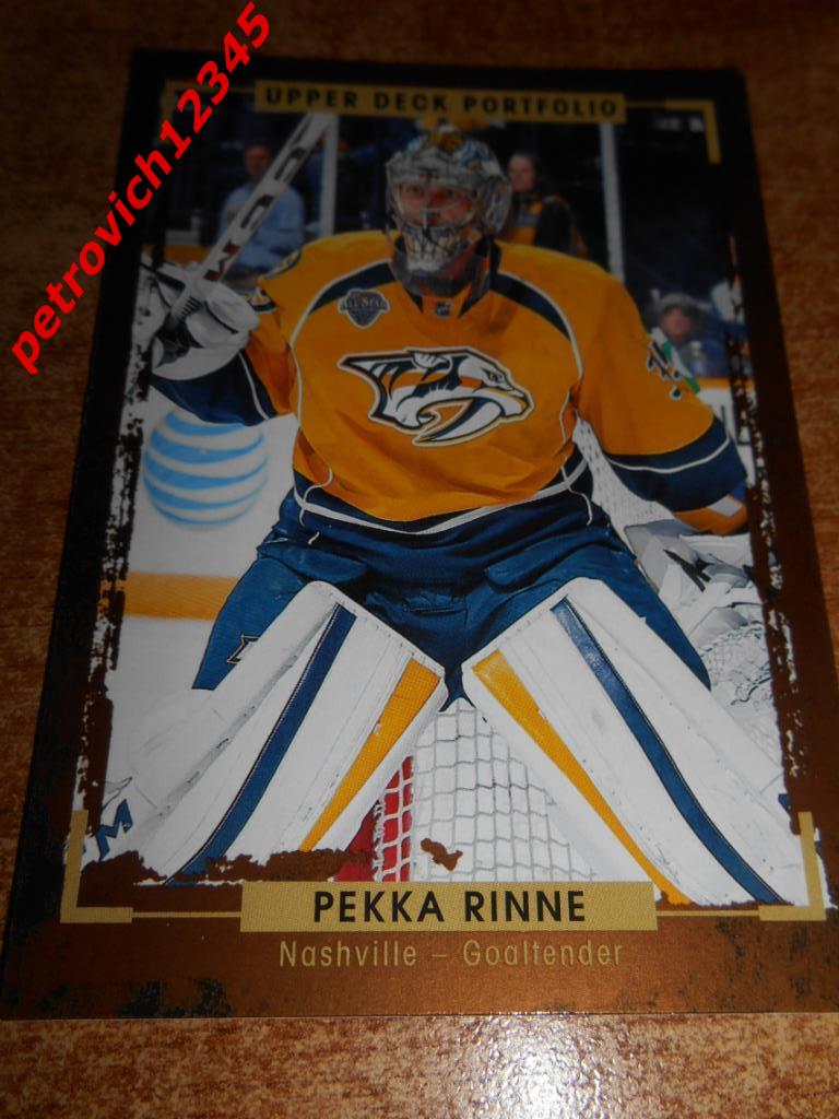 хоккей.карточка = 76 - Pekka Rinne- Nashville Predators