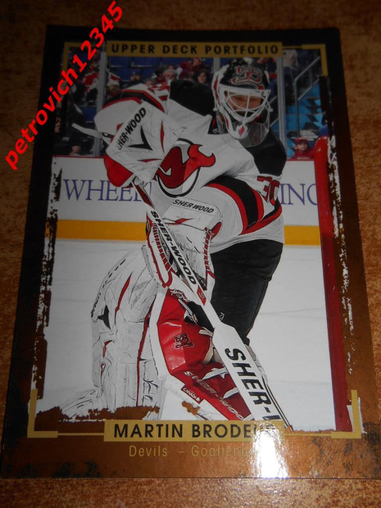 хоккей.карточка = 194 - Martin Brodeur - New Jersey Devils