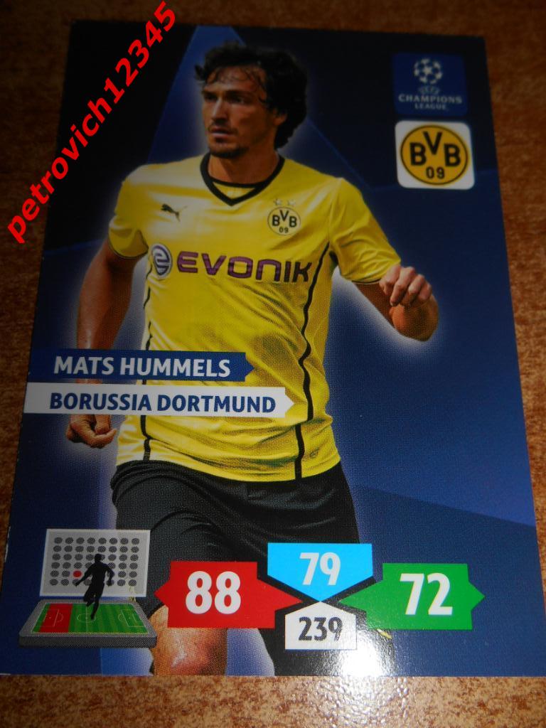 футбол.карточка = Mats Hummels - Borussia Dortmund