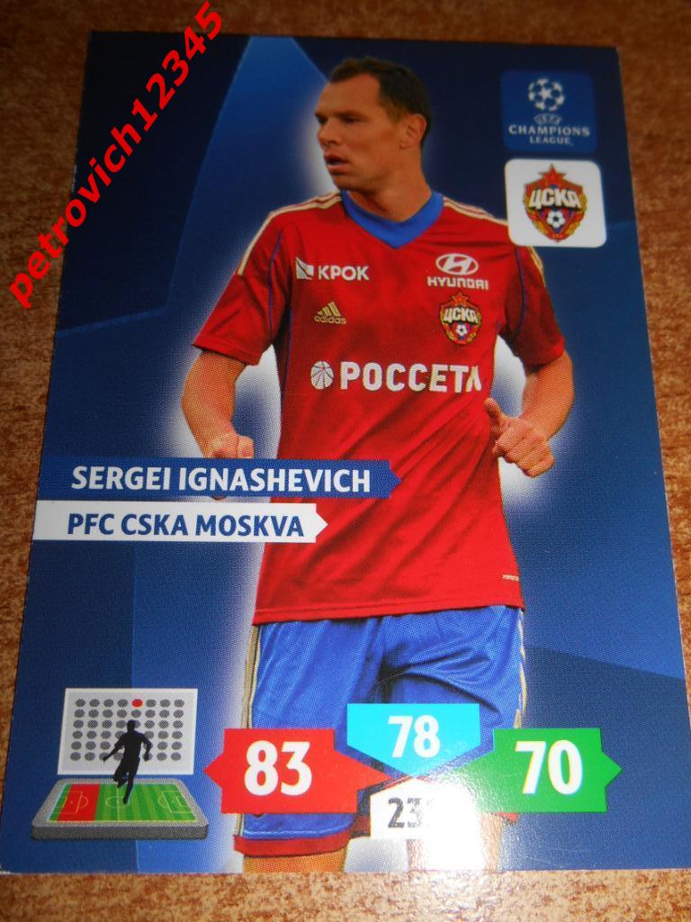 футбол.карточка = Sergei Ignashevich - CSKA Moscow