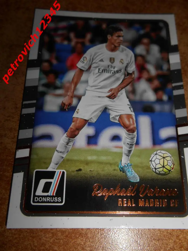 футбол.карточка = 145 - Raphael Varane - Real Madrid CF
