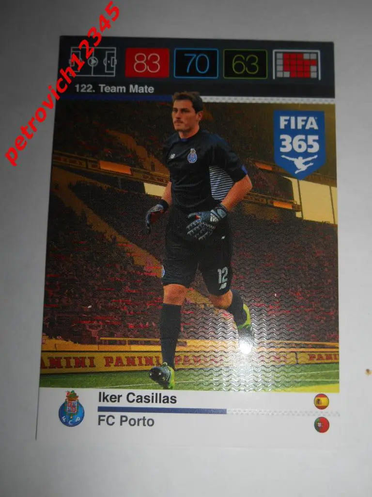 футбол.карточка = 122 - Iker Casillas - Porto