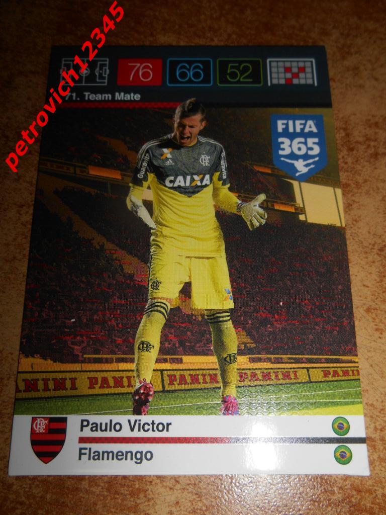 футбол.карточка = 71 - Paulo Victor - CR Flamengo