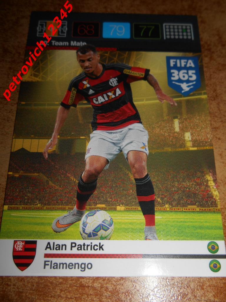 футбол.карточка = 80 - Alan Patrick - CR Flamengo
