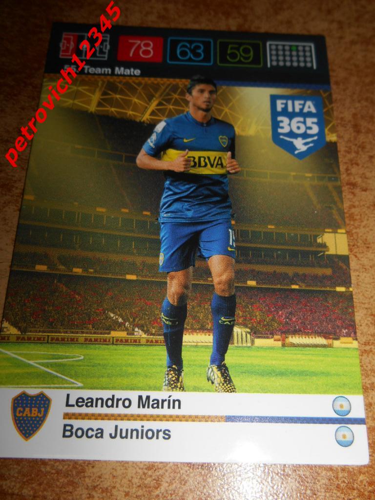 футбол.карточка = 55 - Leandro Marin - Boca Juniors