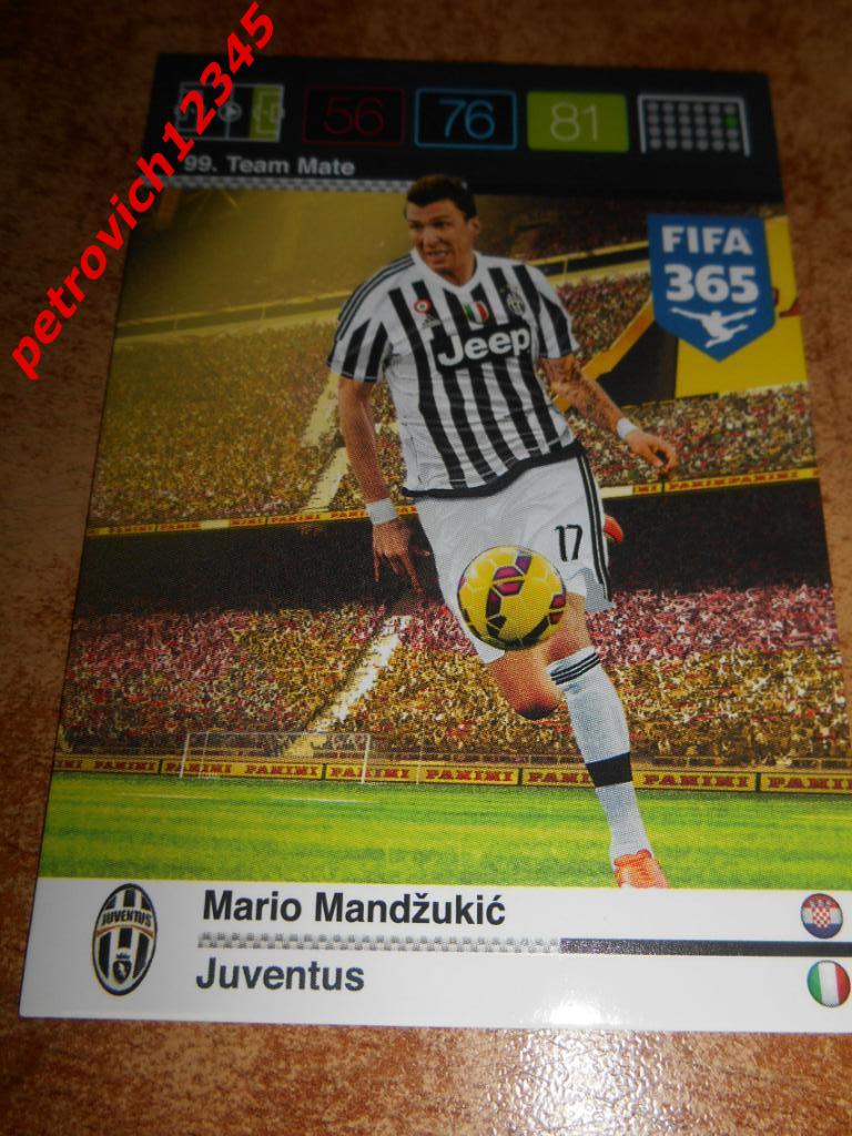 футбол.карточка = 99 - Mario Mandzukic - Juventus