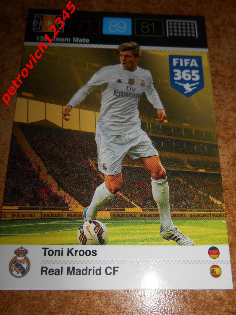 футбол.карточка = 138 - Toni Kroos - Real Madrid CF