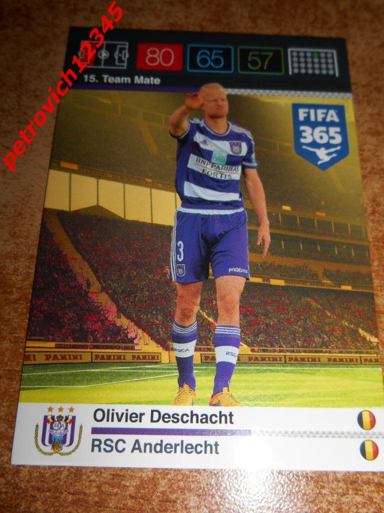 футбол.карточка = 15 - Olivier Deschacht - Anderlecht