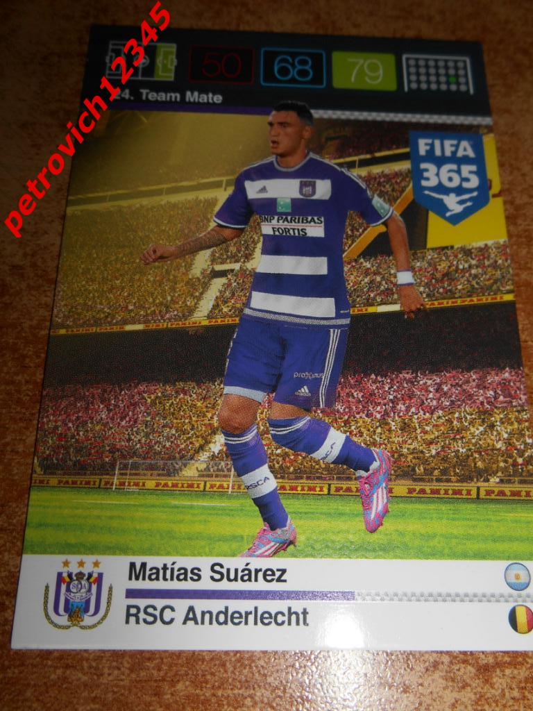 футбол.карточка = 24 - Matias Suarez - Anderlecht