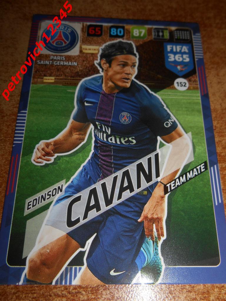 футбол.карточка = 152 - Edinson Cavani - Paris Saint-Germain