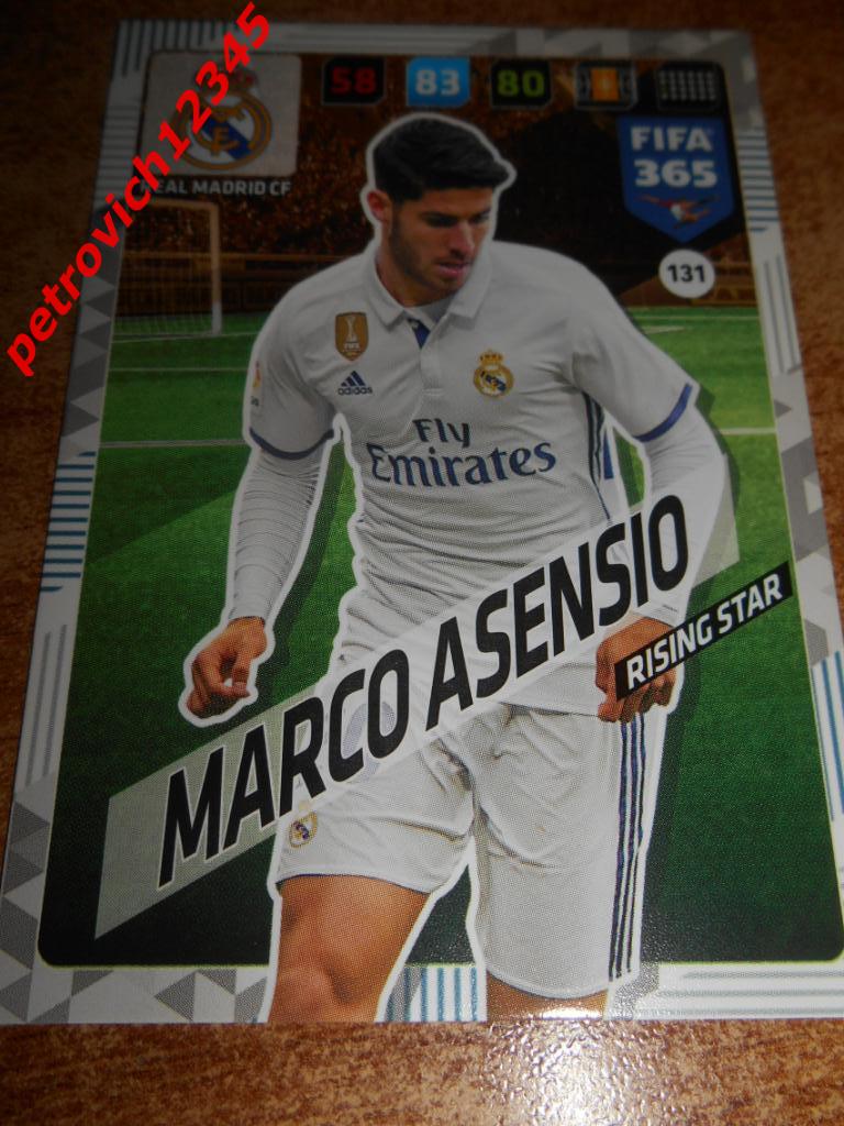 футбол.карточка = 131 - Marco Asensio- Real Madrid CF