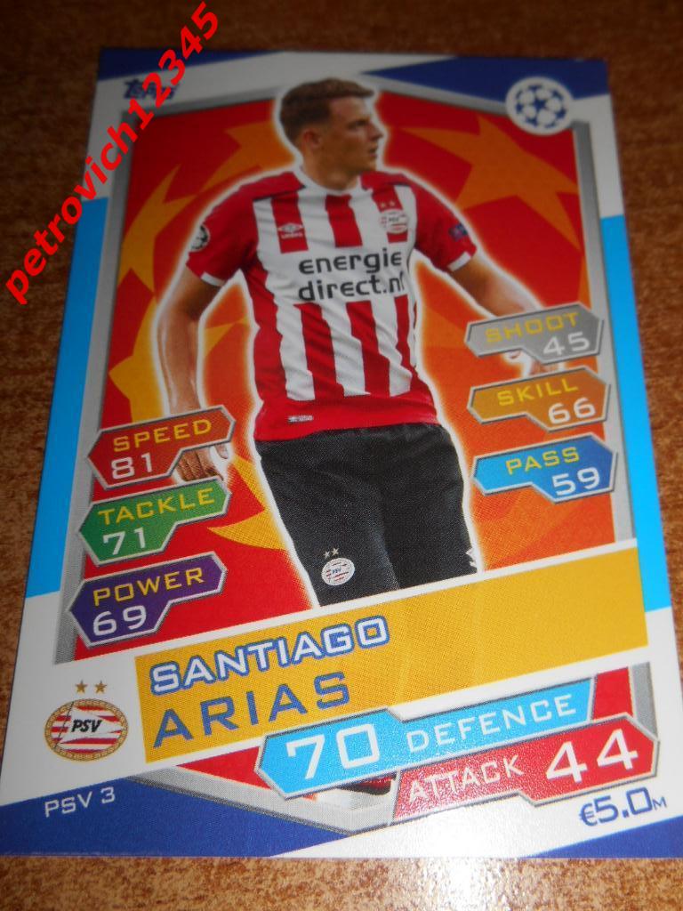 футбол.карточка = PSV3 - Santiago Arias - PSV Eindhoven