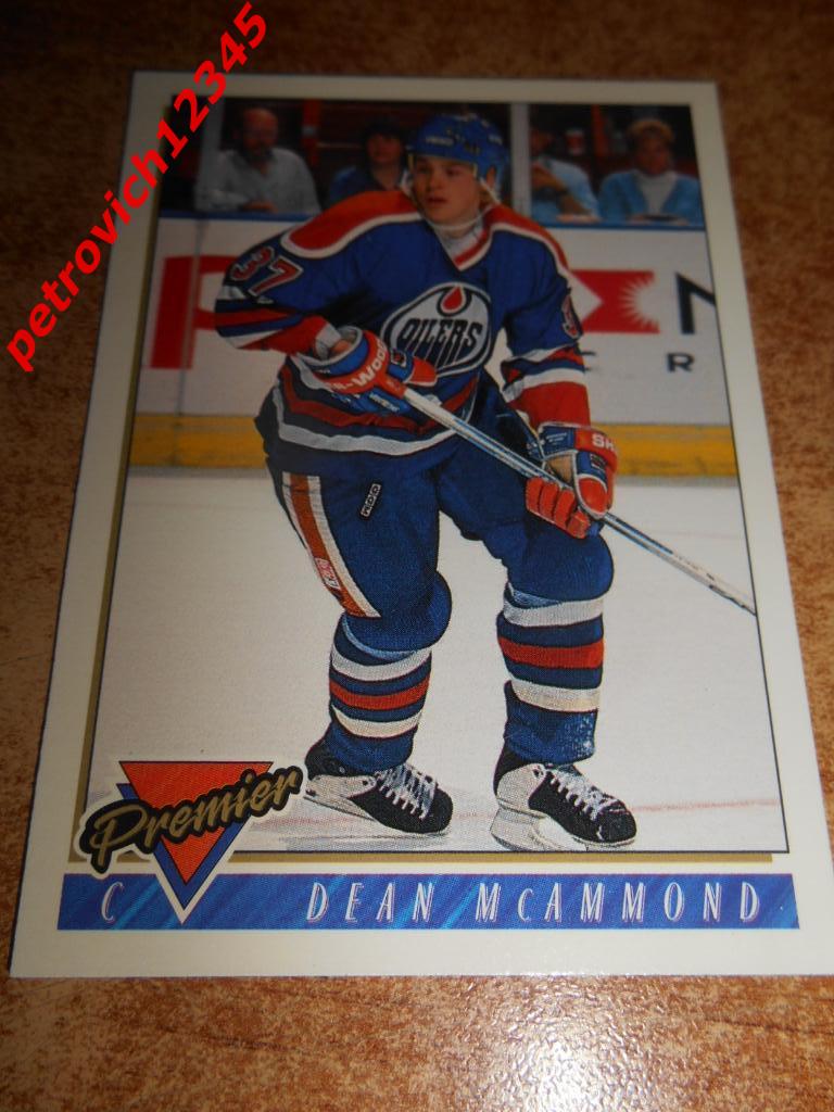 хоккей.карточка = 366 - Dean McAmmond - Edmonton Oilers