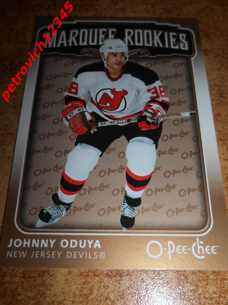 хоккей.карточка = 540 - Johnny Oduya - New Jersey Devils