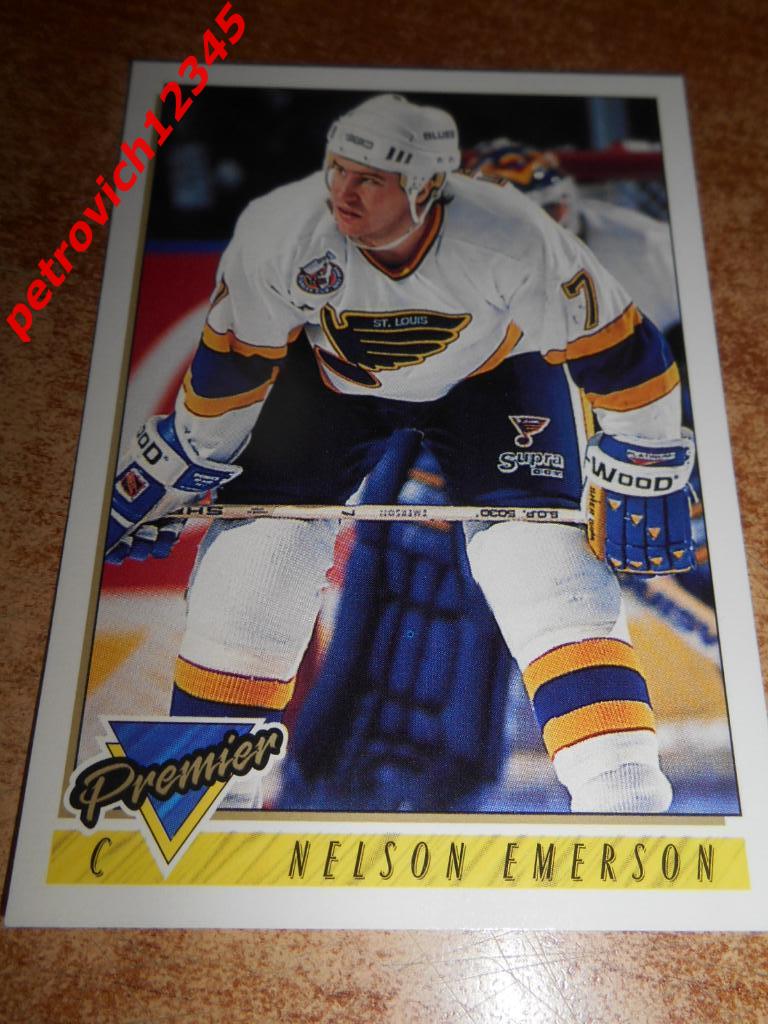 хоккей.карточка = 35 - Nelson Emerson - St. Louis Blues