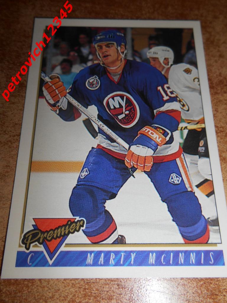 хоккей.карточка = 57 - Marty McInnis - New York Islanders