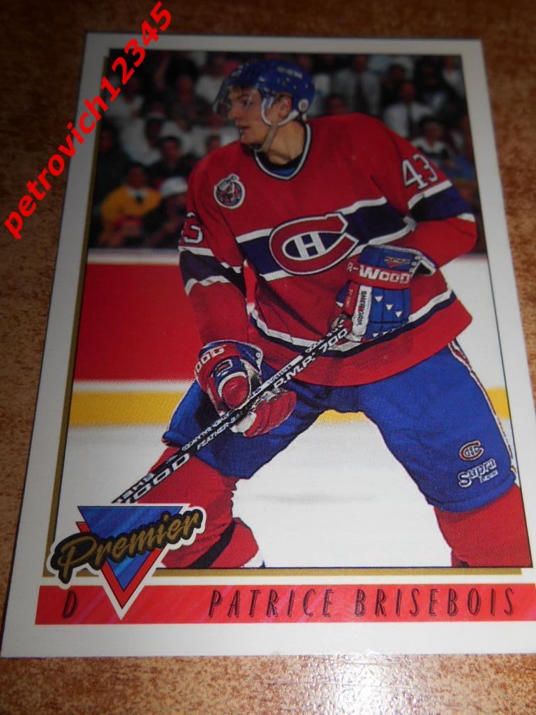 хоккей.карточка = 59 - Patrice Brisebois - Montreal Canadiens