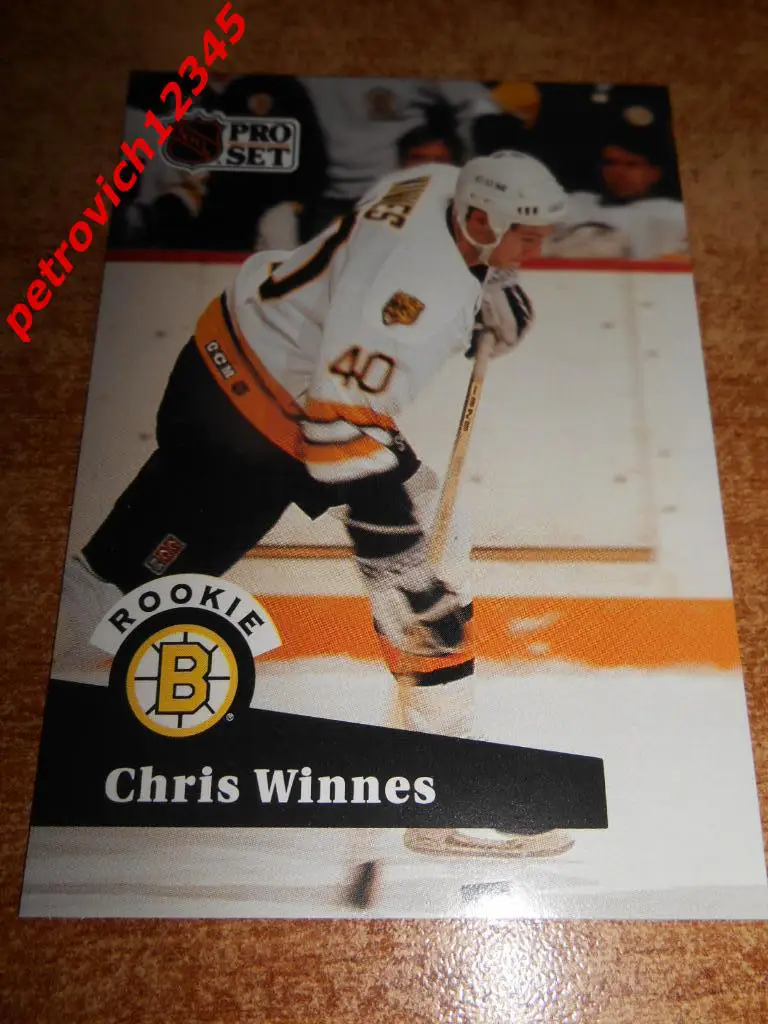 хоккей.карточка = 522 - Chris Winnes- Boston Bruins