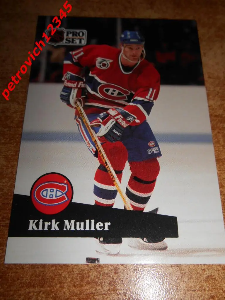 хоккей.карточка = 412 - Kirk Muller - Montreal Canadiens