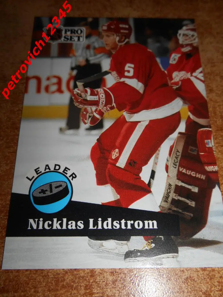 хоккей.карточка = 610 - Nicklas Lidstrom- Detroit Red Wings