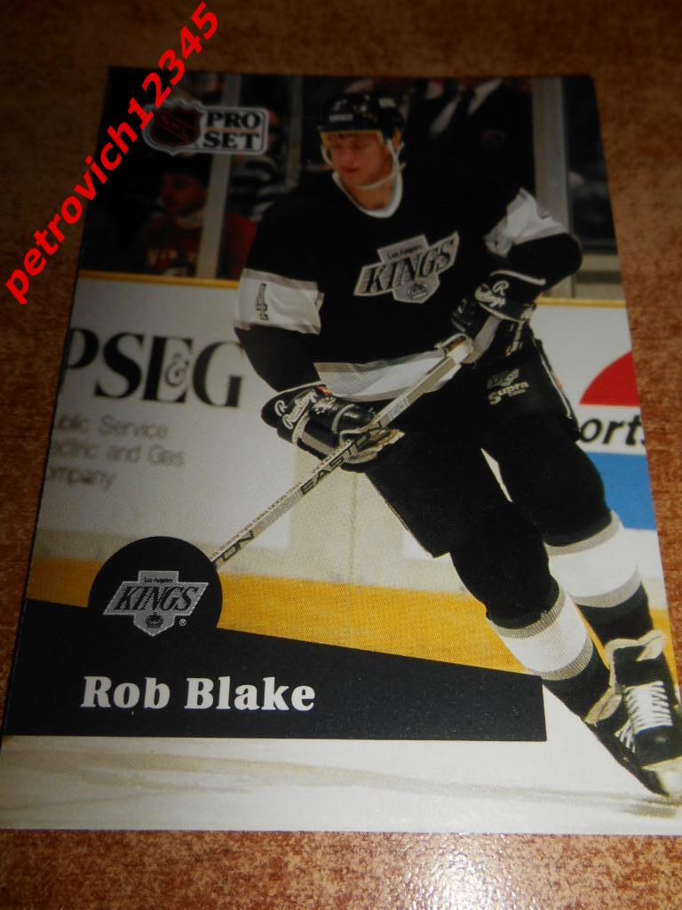 хоккей.карточка = 92 - Rob Blake - Los Angeles Kings