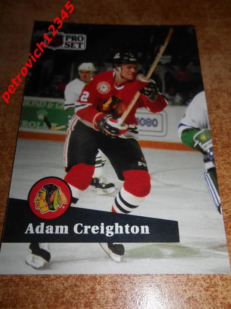 хоккей.карточка = 42 - Adam Creighton - Chicago Blackhawks