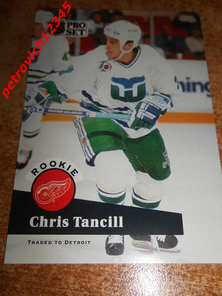 хоккей.карточка = 539 - Chris Tancill - Detroit Red Wings