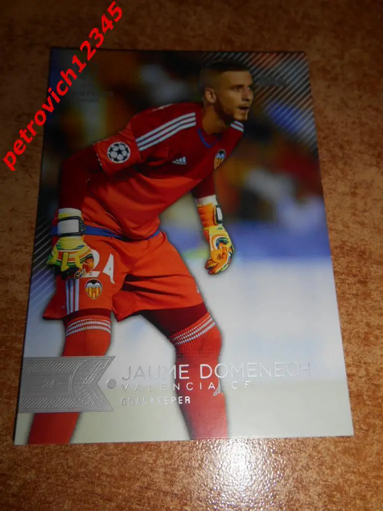 футбол.карточка = 194 - Jaume Domenech - Valencia