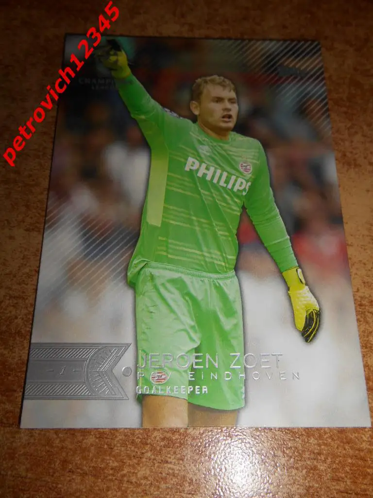 футбол.карточка = 29 - Jeroen Zoet - PSV Eindhoven