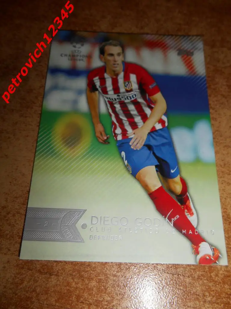 футбол.карточка = 61 - Diego Godin - Atletico Madrid