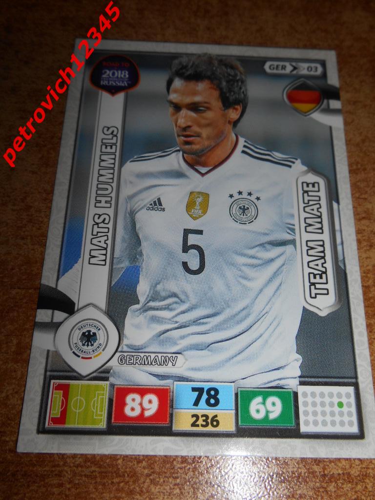 футбол.карточка = GER03 - Mats Hummels - Germany