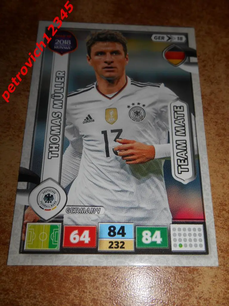 футбол.карточка = GER18 - Thomas Muller - Germany