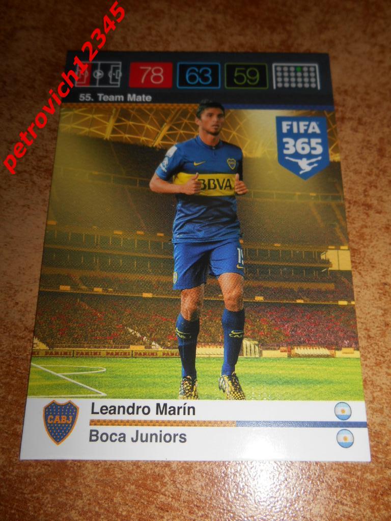 футбол.карточка = 55 - Leandro Marin - Boca Juniors