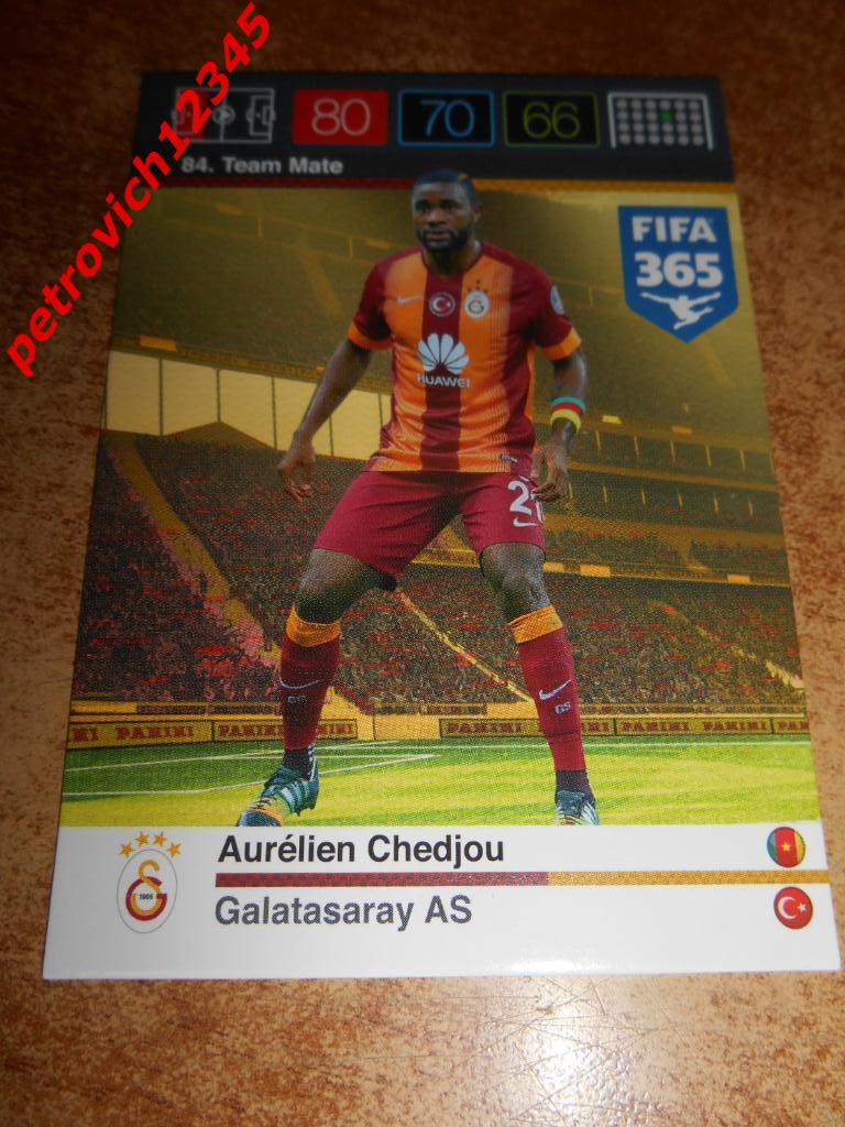 футбол.карточка = 84 - Aurelien Chedjou - Galatasaray