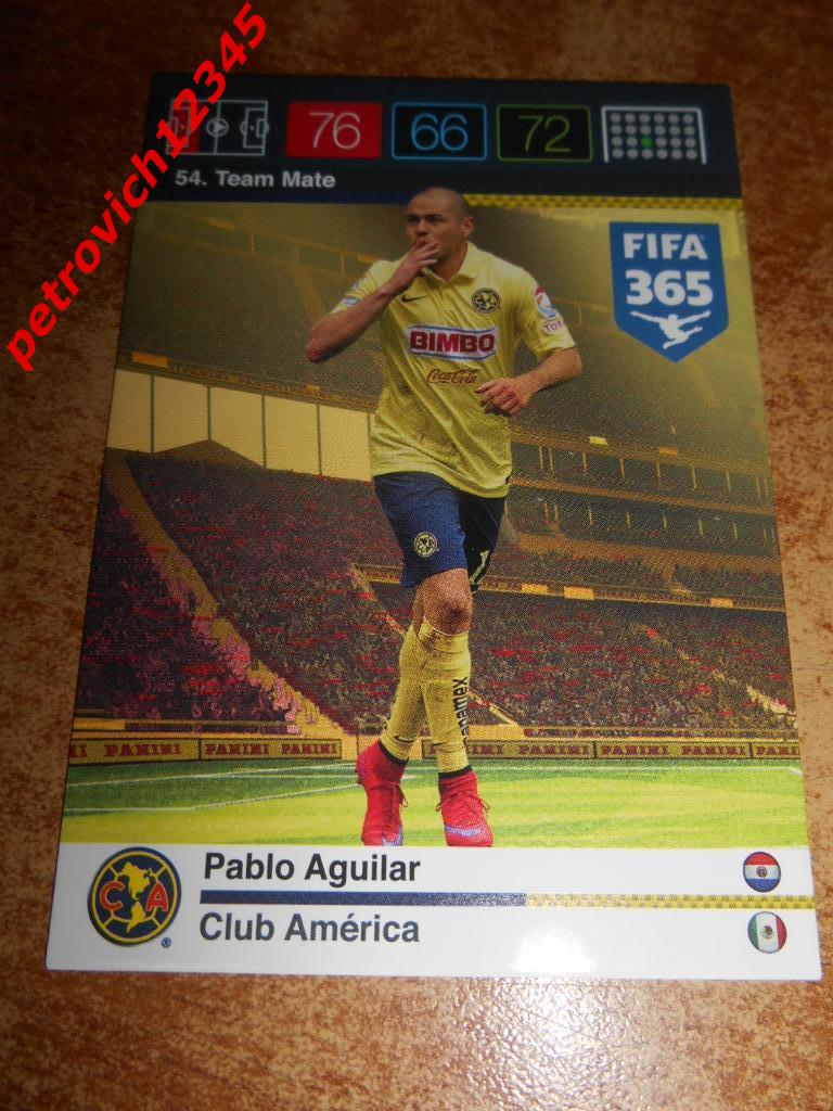 футбол.карточка = 54 - Pablo Aguilar -Club America
